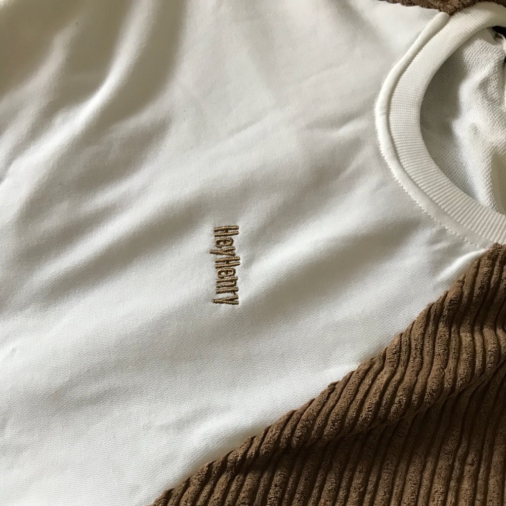 Hey Henry embroidered crew Neck